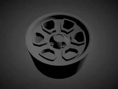 MOMO VEGA scalable and printable rims 3D print model
