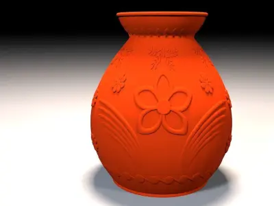 Flowervase set 2 3D print model