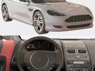 Aston Martin DB9 Car 3D model
