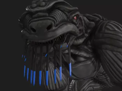 Alien Animal 3D Model Low-poly 3D model