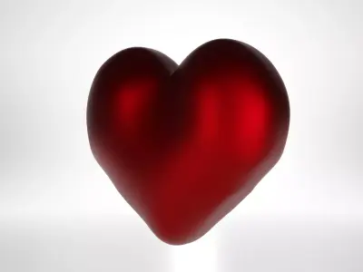 crooked heart Free 3D model