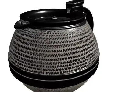 Stainless Steel Tea Infuser Strainer Low-poly 3D model