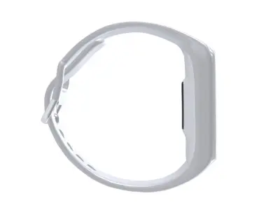 Samsung Galaxy Watch Fit E - White Low-poly 3D model