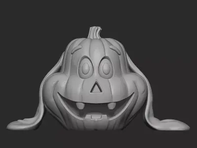 Max the dog grinch pumpkin 3D print model