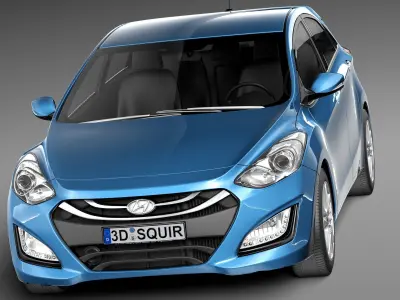 Hyundai I30 2013 3D model