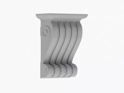 Scroll Corbel 22 - 3D Printable 3D model
