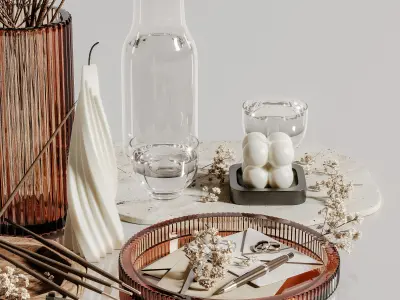 decorative set 131 3D model