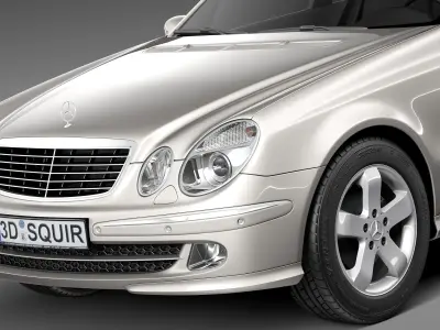 Mercedes-Benz E-Class W211 2002-2009 3D model