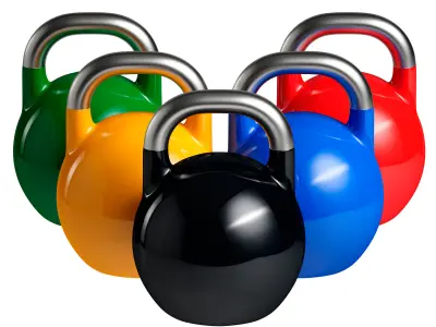 Kettlebell without inscriptions Kettlebells multi-colored 3D model