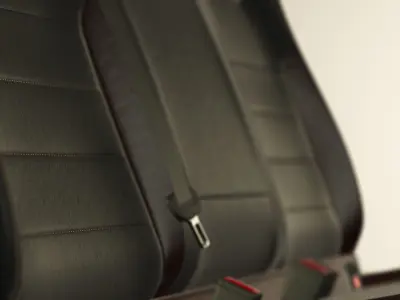 Back seat 3D model