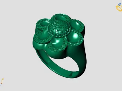 Women Plain Ring STL Models Womens Ring 3dmodels 3D print model 3D print model 42