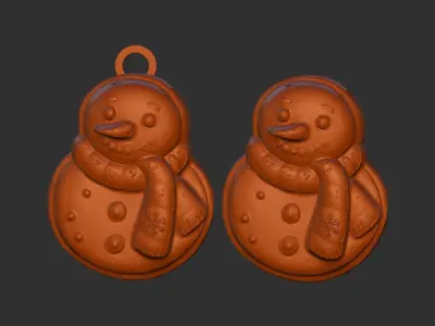 frozen christmas decor  3D print model