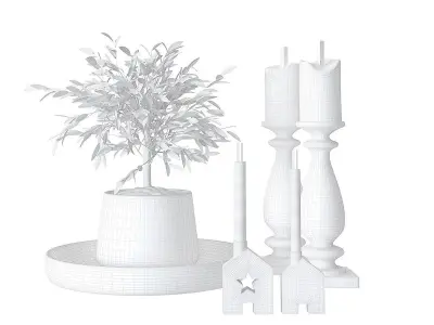 Accessories set 12 3D model