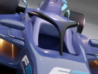 F2 2024 Launch Car  3D model