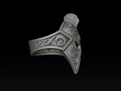 Helmet Ring v3 3D print model