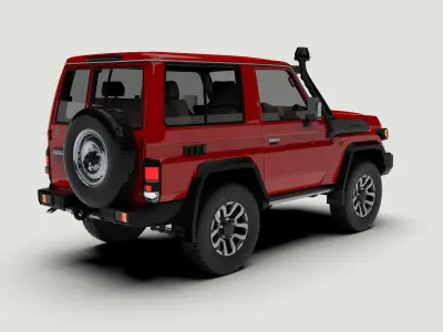 Toyota Land Cruiser J71 2024 3D model