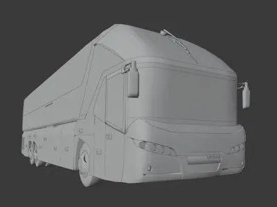 Neoplan Starliner Bus Low-poly 3D model