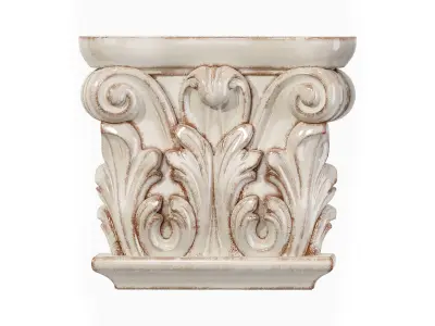 Classic capitel 01 3D model