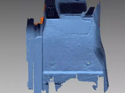 V1nFast Lux a Car Floor Scan STL Full Interior Set 1 to 1 Scale 3D print model