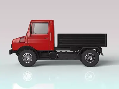 pickup truck 3D model from CGTrader - Polygon mesh