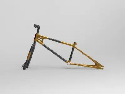 BMX frame bike 3D model