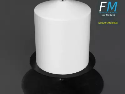 Small Candle 3D model