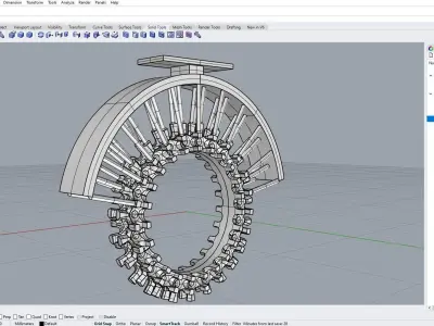 Engagement ring  3D print model