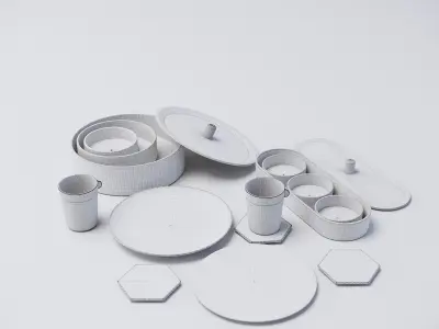 Gathering Series by Chi and Chi tableware  3D model