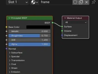 Large Mirror Free 3D model