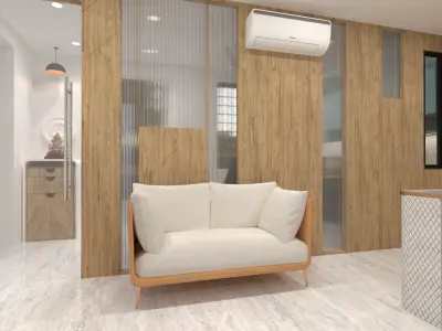 Office Interior scene 3D model