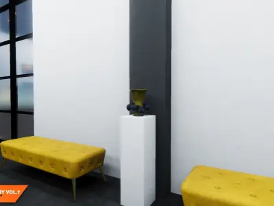 Art gallery Vol7 - modular exposition 3D model