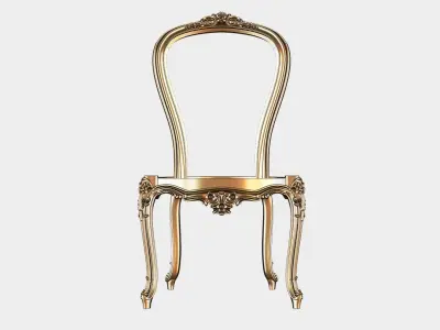 Carved chair  for cnc 19 3D model