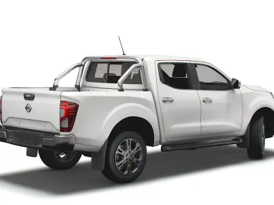 Nissan Navara Tekna DoubleCab 2021 3D model