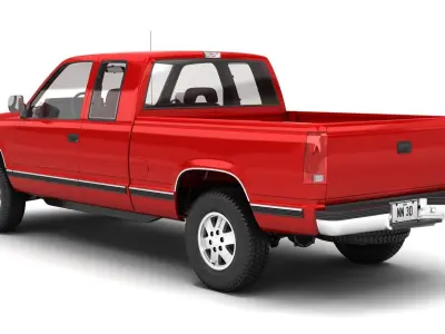 GENERIC PICKUP TRUCK 25 3D model