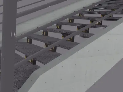 Footbridge - Passarela 3D model