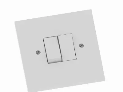 Light switch low-poly Free low-poly 3D model