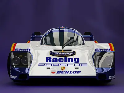 PORSCHE 962 LE MANS 1987 3D model