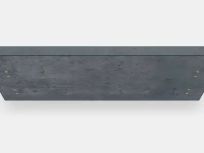 KALHYTTAN Drawer front 1 Low-poly 3D model