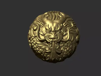 dragon ball 3D print model