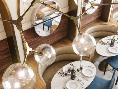 Restaurant 02 3D model