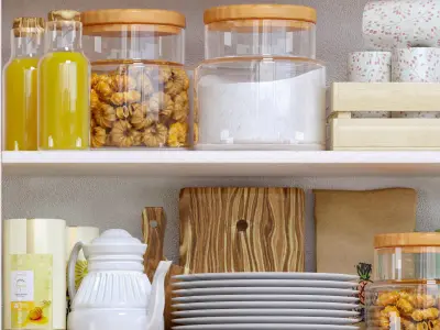 KitchenShelf pantry 3D model