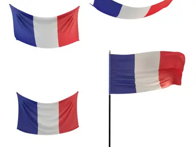 Country Flags 3D model