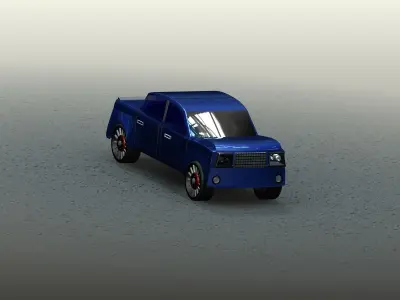 Car pickup truck Free 3D model