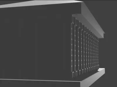 Roman Temple 3D model