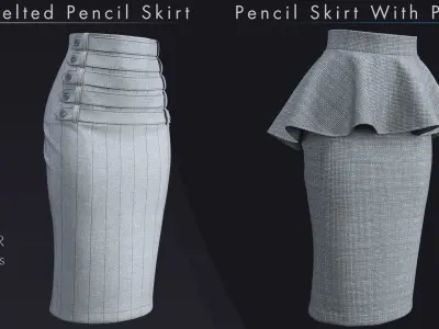Skirt Pack 3D model