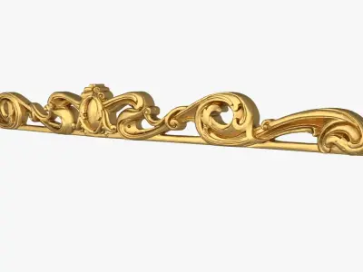 Classic decor ornament 217 3D model