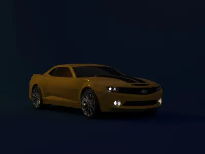 Car Chevrolet Low-poly 3D model