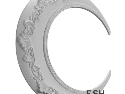 Moon decor 005 005 3D print model