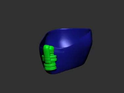 helmet high poly sculpt 3d printable 3D model 3D model order
