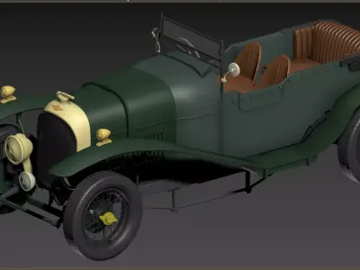 Airfix 3 Litre Bentley 1 12 3D Model 3D print model